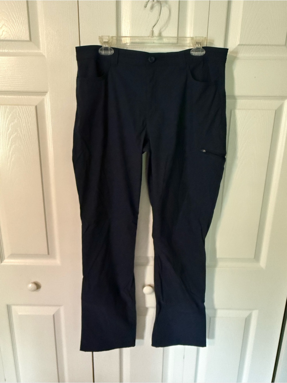 Women’s Eddie Bauer Rain Resistant Pants Navy Blue